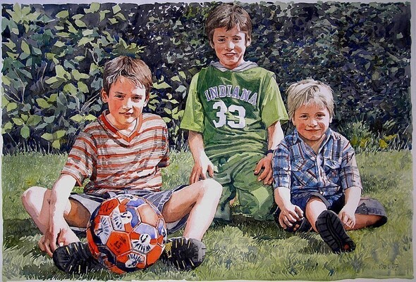 Enkele gemaakte portretten